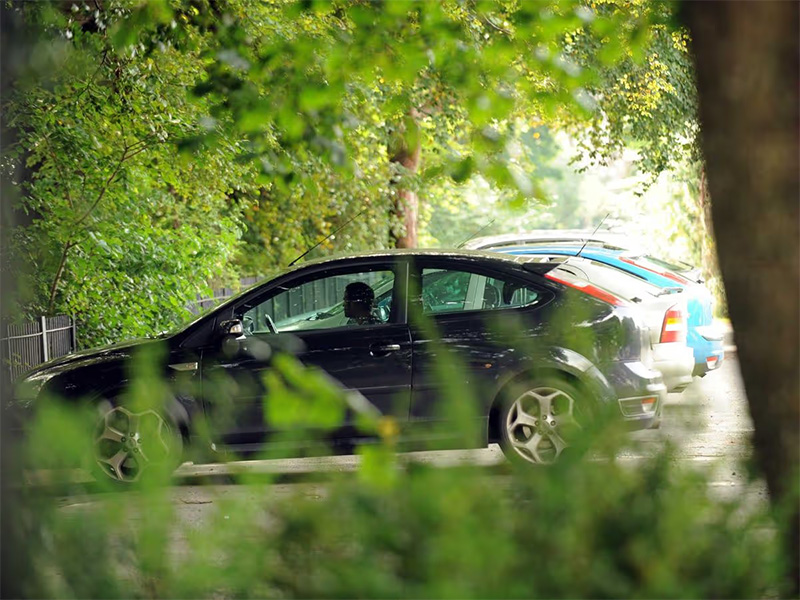 UK countryside roadside meeting location